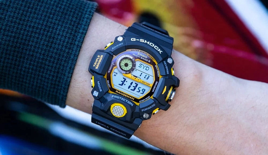 Часы Casio G-Shock GW-9400Y-1DR (GW-9400Y-1) — электронные, пластик