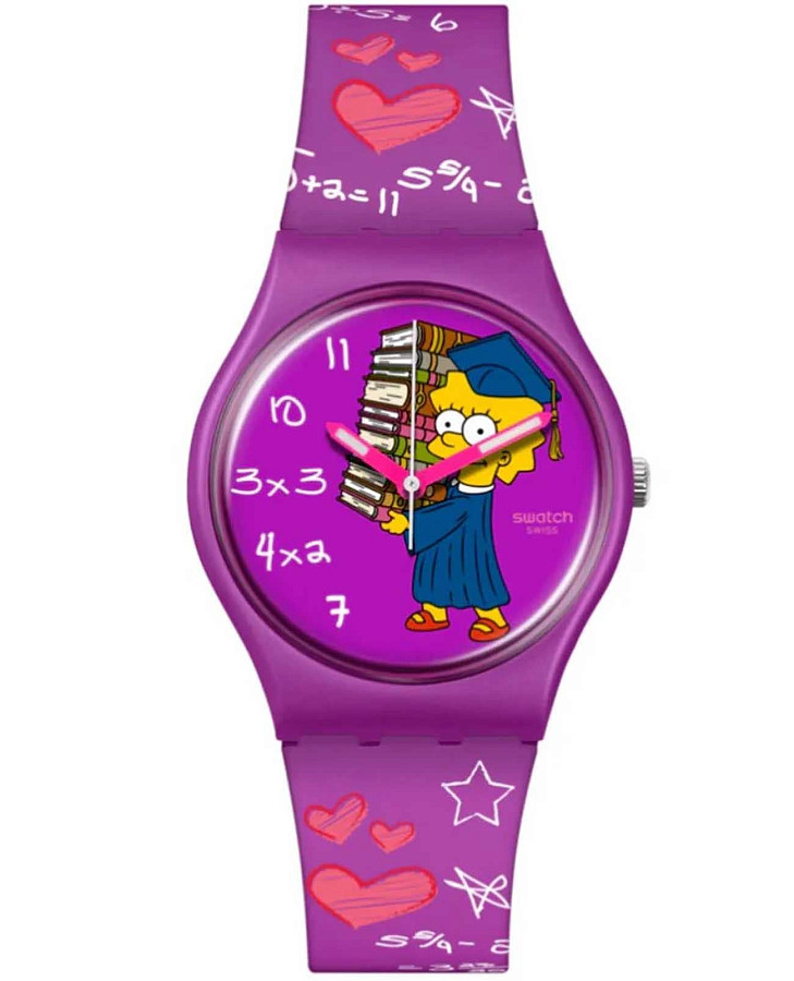 Часы Swatch Gent Biosourced Standart SO28Z118 — женские, фиолетовый