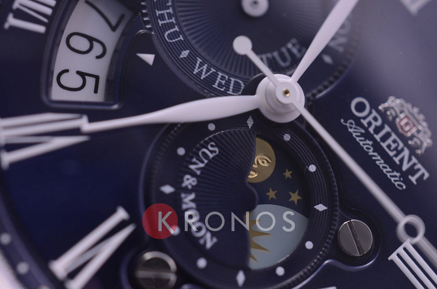 Часы Orient Sun And Moon AK00005D (FAK00005D) — сталь, Япония