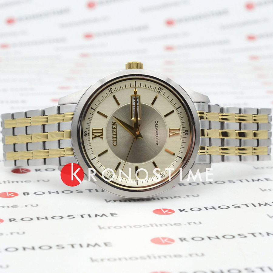 Часы Citizen Collection NY4057-63P — механические, сталь металл