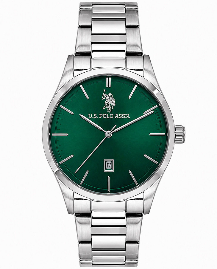 Часы U.S. Polo Assn. Fundamentall USPA1072B-02 — мужские, зеленый