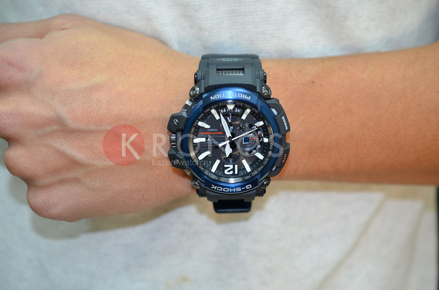 Часы Casio G-Shock GPW-2000-1A2 — электронные, Япония, мужские