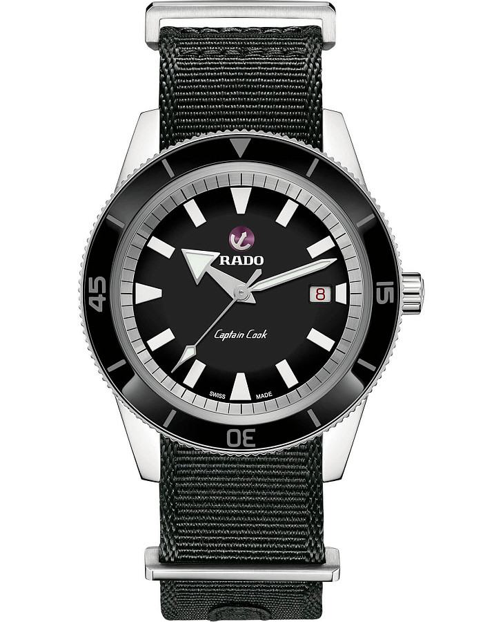 Часы Rado Captain Cook Automatic R32505158 — механические, металл сталь керамика