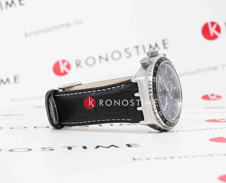 Часы Swatch I New Chrono YVS495 — кожаный, мужские