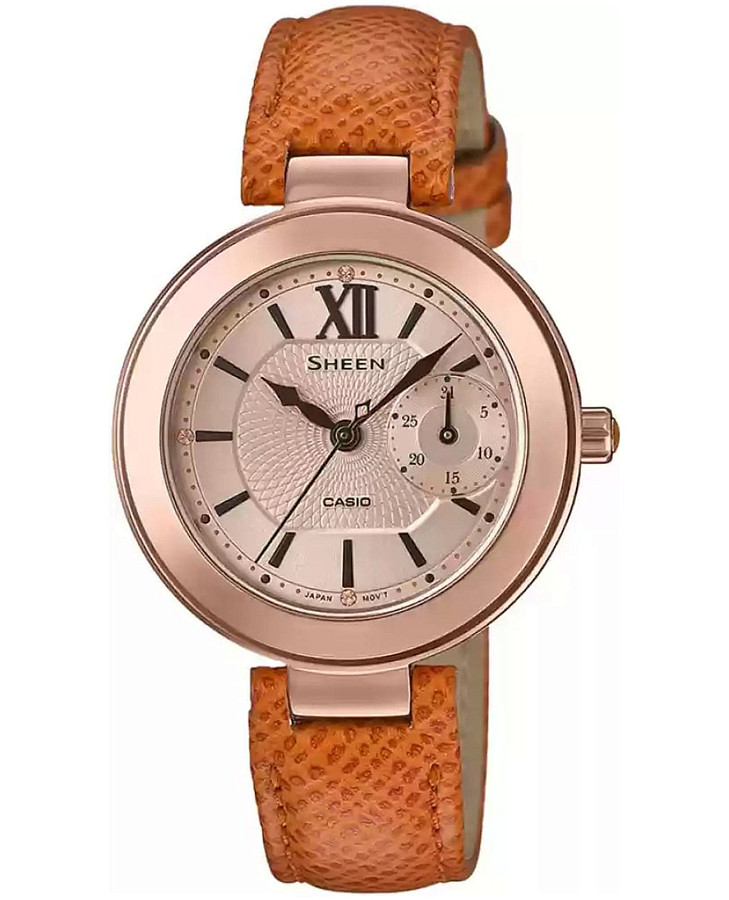 Часы Casio Sheen SHE-3051PGL-7AUDF — женские, золотой