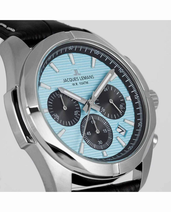 Часы Jacques Lemans Melbourne 1-2180E — кожаный, мужские
