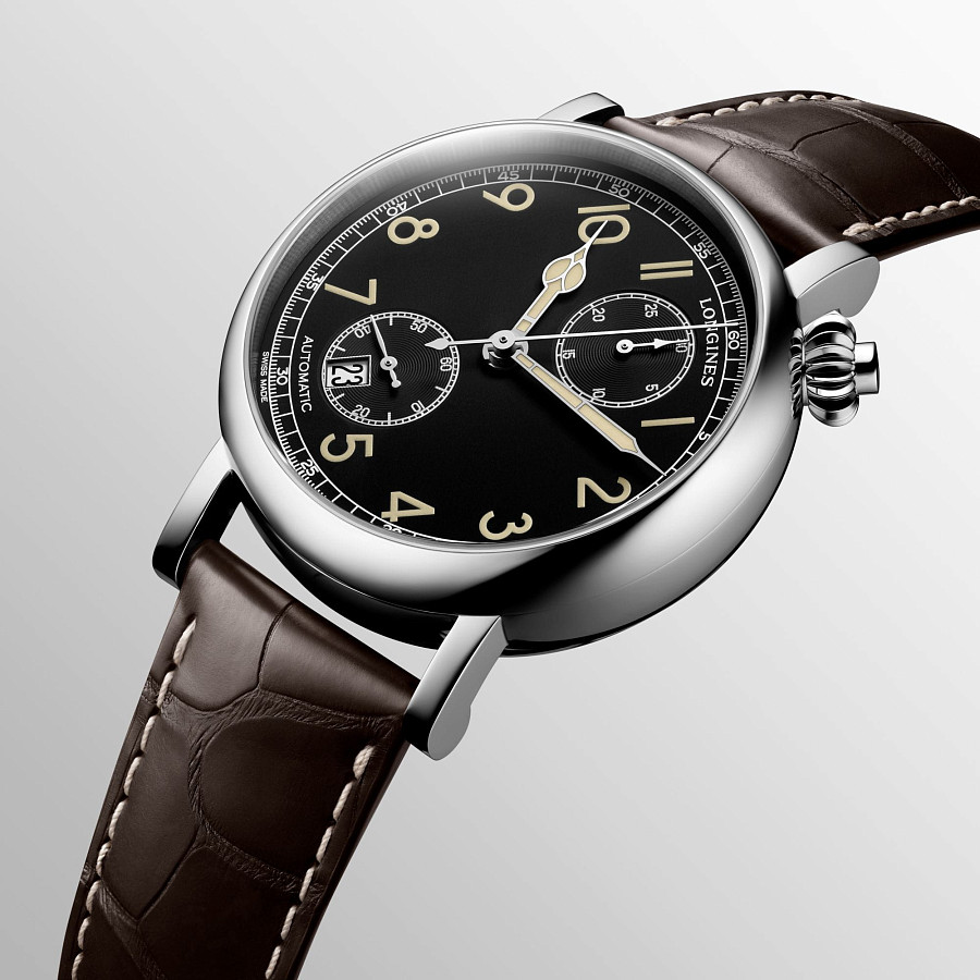 Часы Longines Avigation Watch Type A-7 1935 L2.812.4.53.2 — сталь металл, Швейцария
