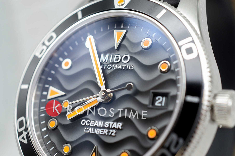 Часы Mido Ocean Star 39 M026.907.17.051.00 — кожа + текстиль, мужские