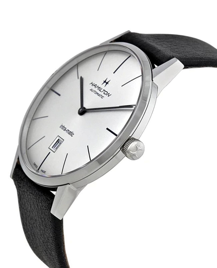 Часы Hamilton American Classic Intra-Matic Auto H38755751 — механические, сталь металл