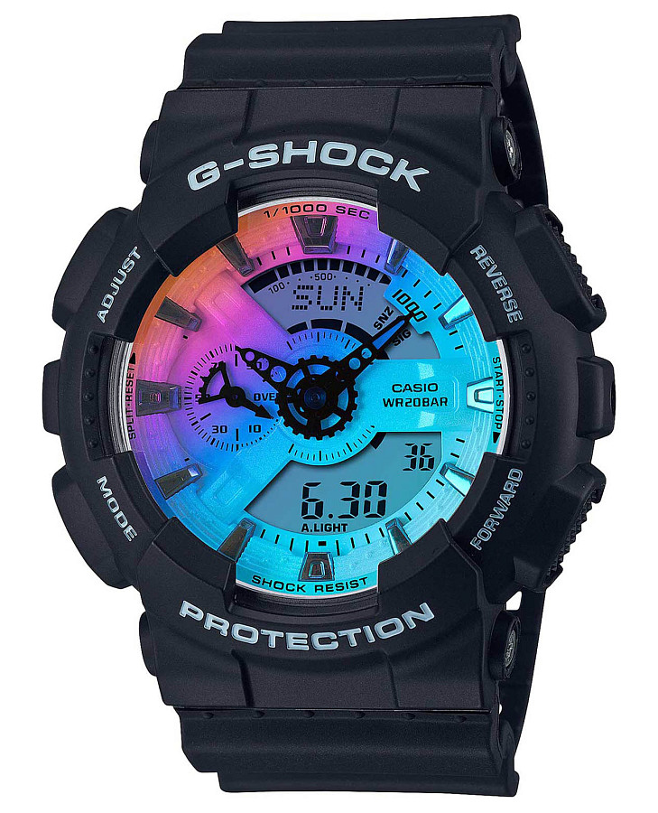 Часы Casio G-Shock GA-110SR-1A — мужские, цветной