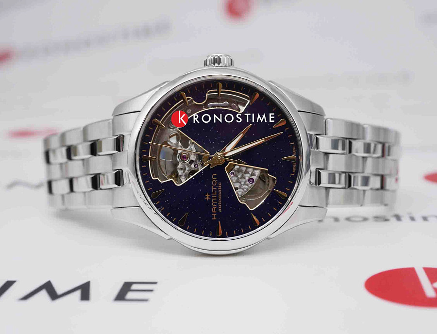 Часы Hamilton Jazzmaster Open Heart Auto H32215142 — сталь металл, нержавеющая сталь