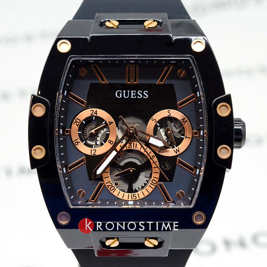 Часы Guess Phoenix Black Multi-Function GW0203G8 — США, кварцевые