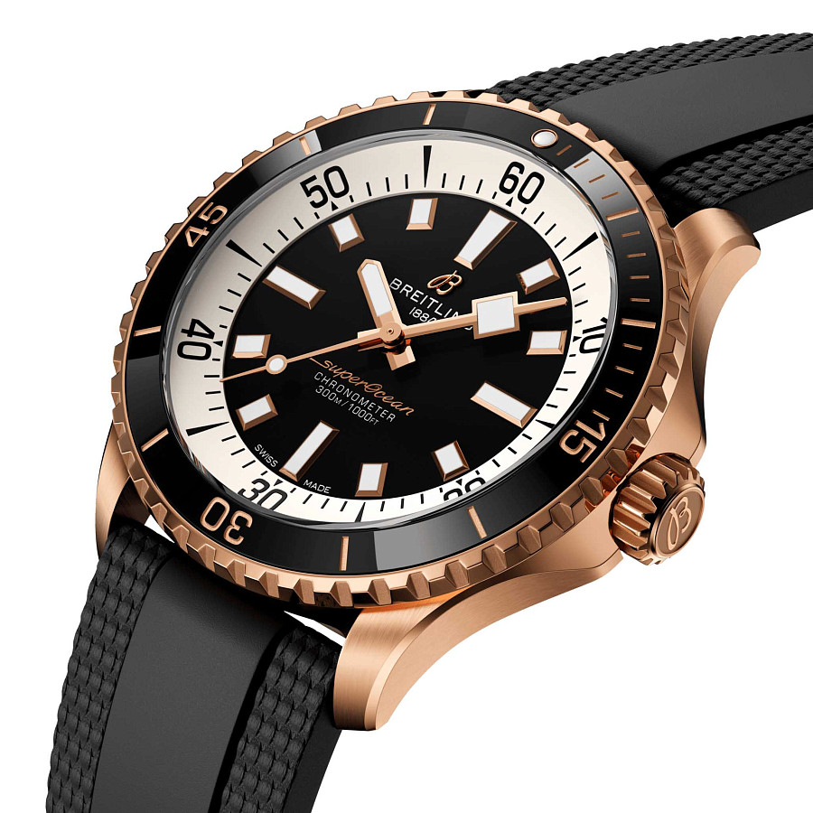 Часы Breitling Superocean Automatic 42 R17375211B1S1 — механические, золото