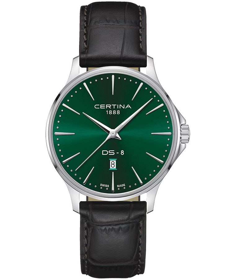 Часы Certina DS-8 Gent C045.410.16.091.00 — мужские, зеленый