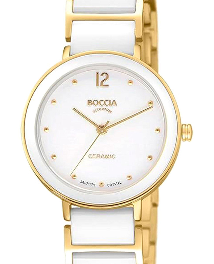 Часы Boccia Titanium Circle-Oval 3331-03 — кварцевые, титан