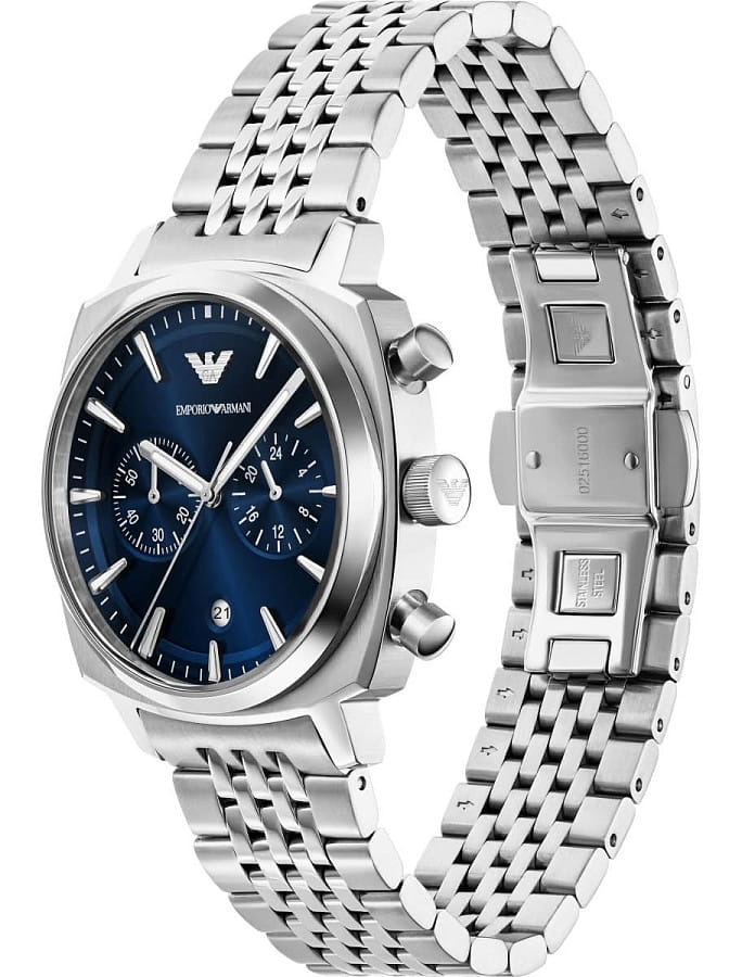 Часы Emporio Armani Carlo AR11688 — кварцевые, сталь металл