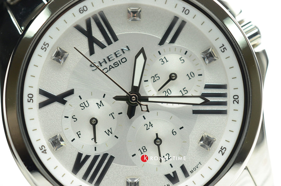 Часы Casio Sheen SHE-3806D-7A — сталь металл, Япония