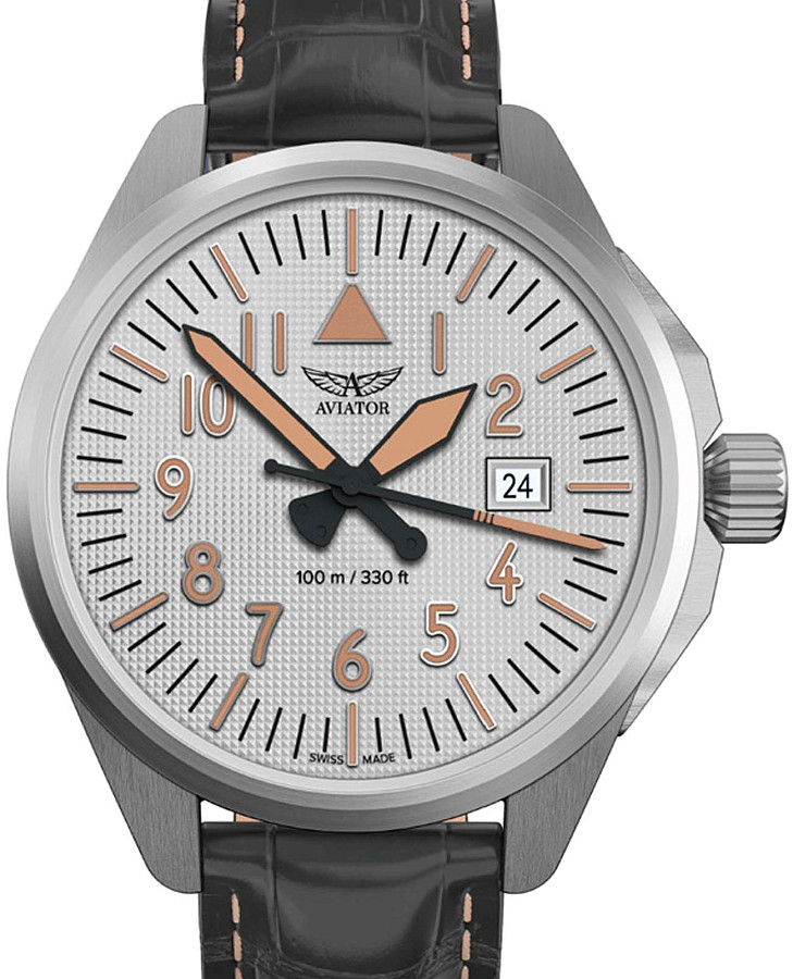 Часы Aviator Airacobra V.3.39.0.336.4 — механические, металл сталь
