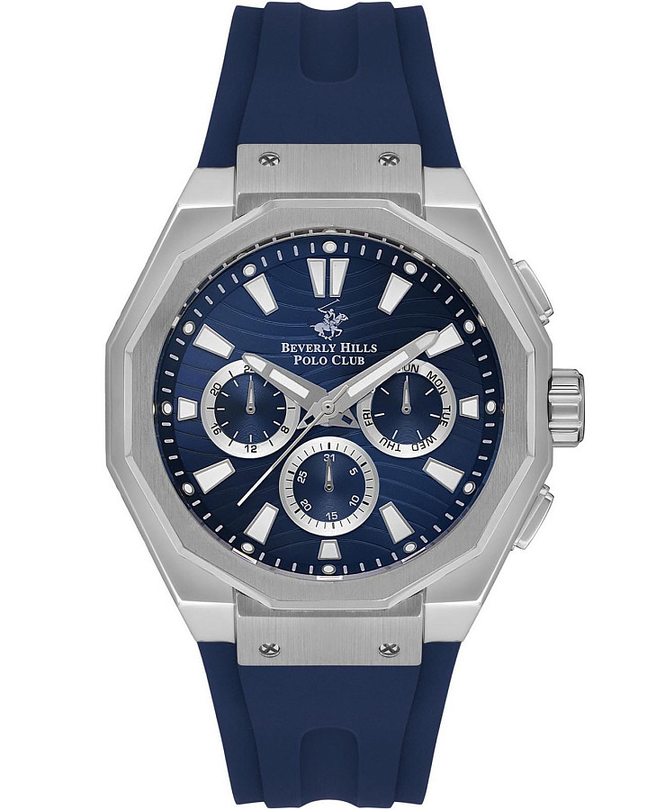 Часы Beverly Hills Polo Club BP3557X.399 — мужские, синий