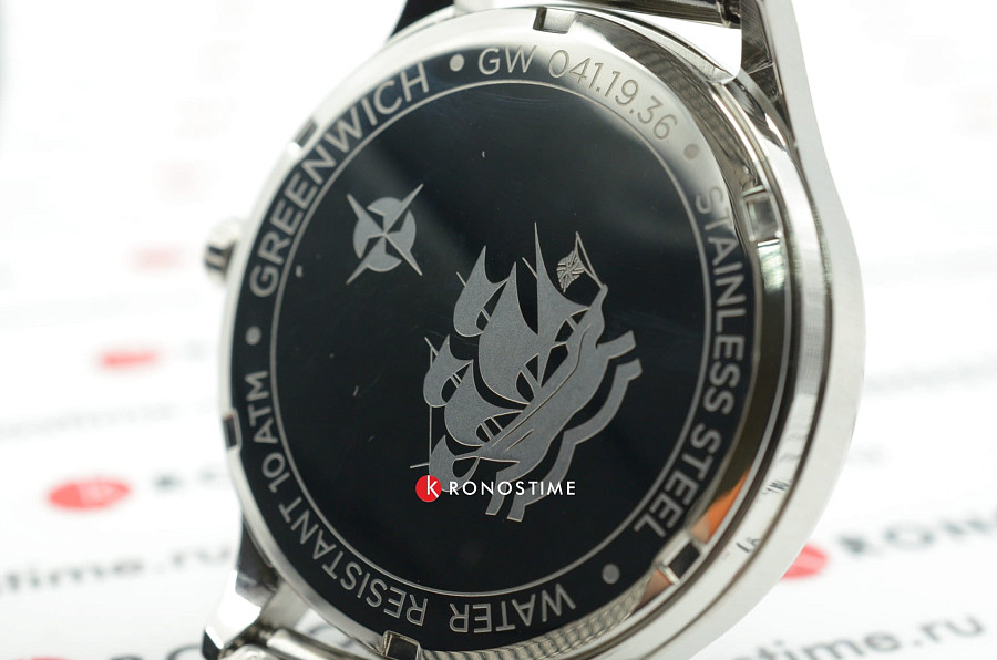 Часы Greenwich Helm GW 041.19.36 — синий, сталь металл