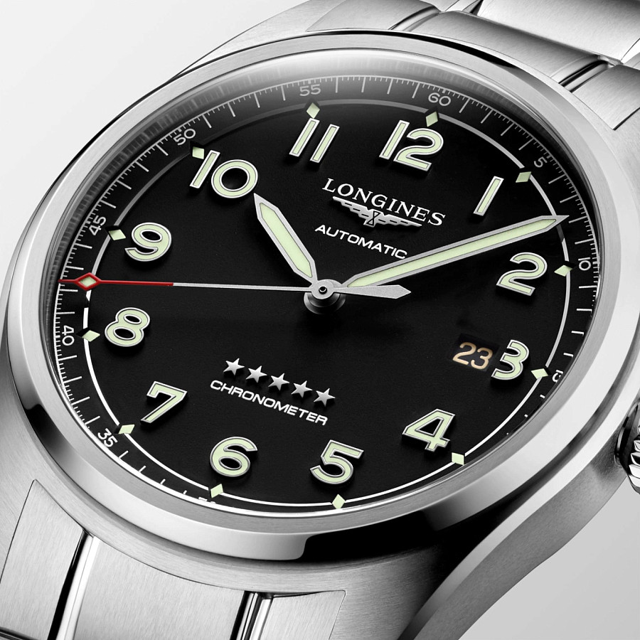 Часы Longines Spirit Prestige Edition L3.811.4.53.9 — черный, сталь