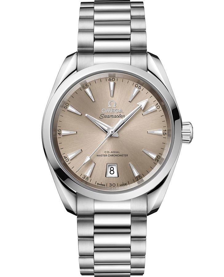 Часы Omega Seamaster Aqua Terra 220.10.38.20.09.001 — мужские, бежевый