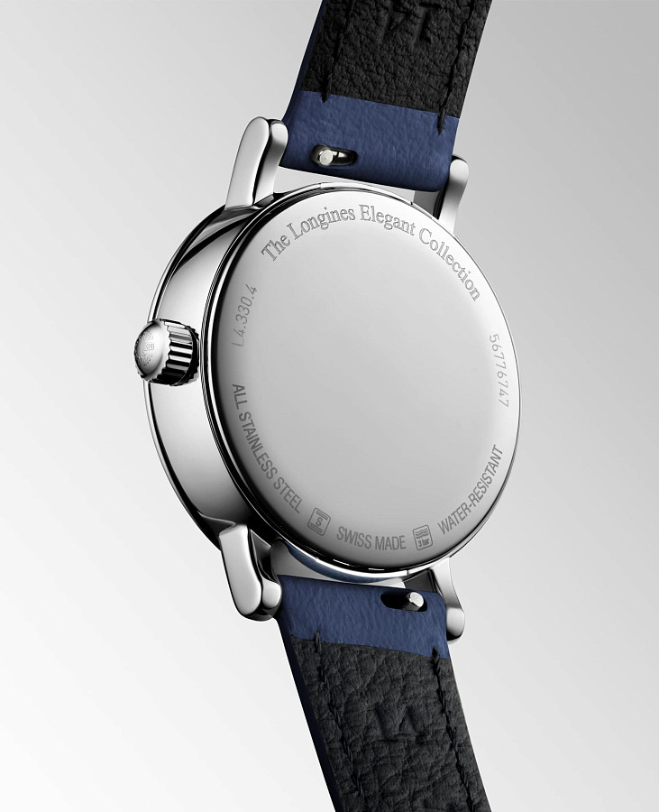Часы Longines Elegant Collection Moonphase L4.330.4.11.2 — сталь металл, Швейцария