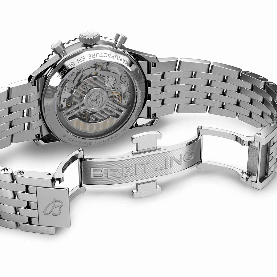 Часы Breitling Navitimer B01 Chronograph 41 AB0139211G1A1 — сталь металл, Швейцария