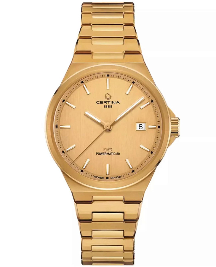 Часы Certina DS-7 Powermatic 80 - C043.407.33.361.00 — мужские, золотой