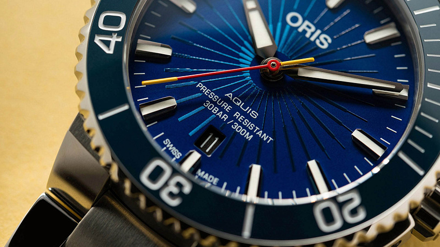 Часы Oris Aquis Sun Wukong Limited Edition 01 733 7766 4185-Set — Швейцария, механические