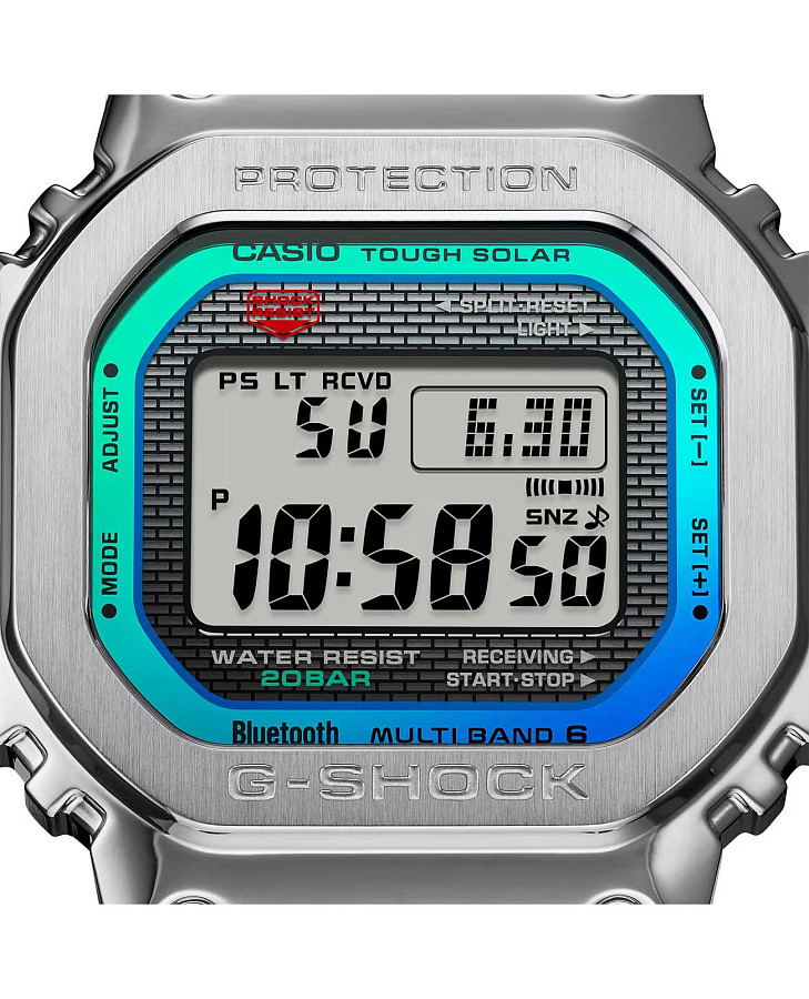 Часы Casio G-Shock GMW-B5000PC-1 — нержавеющая сталь, мужские