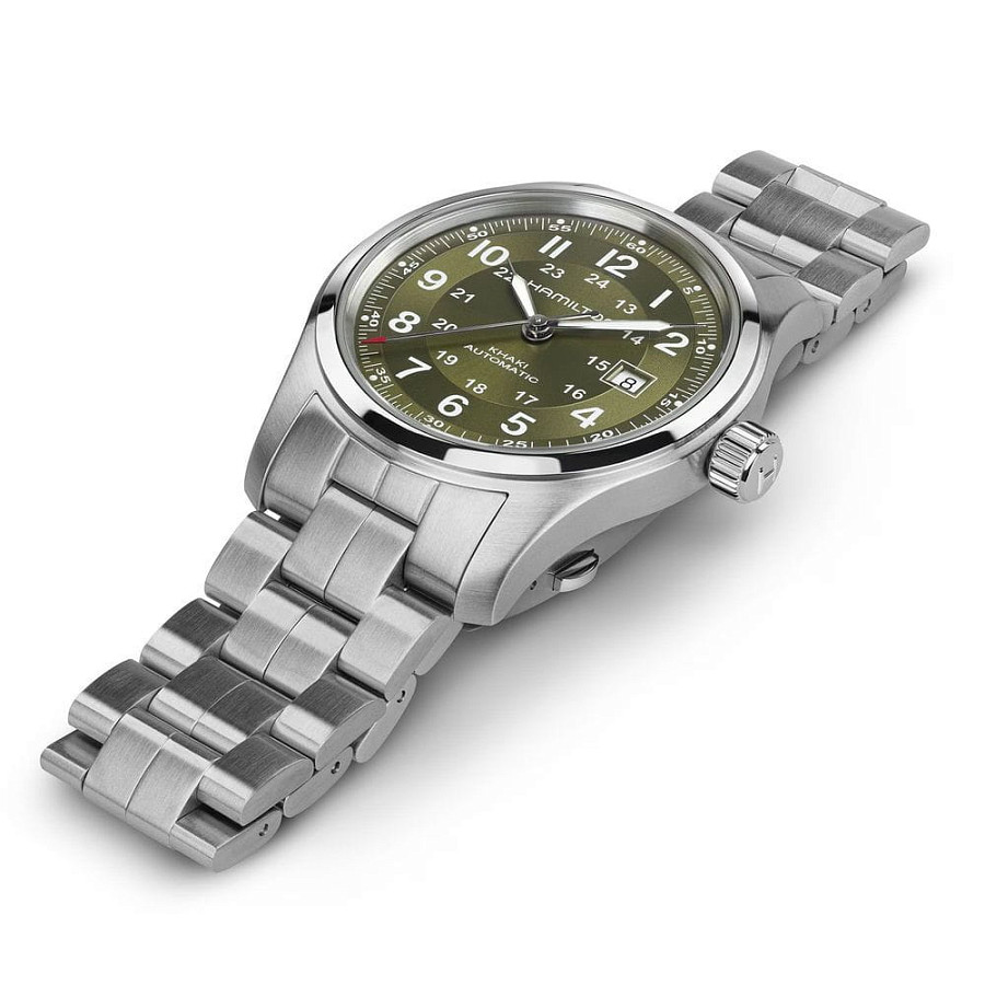Часы Hamilton Khaki Field Auto H70605160 — механические, сталь