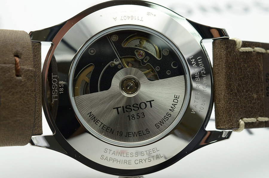 Часы Tissot Gent XL Swissmatic T116.407.16.011.00 — артикул T1164071601100, мужские