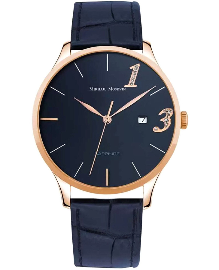 Часы Михаил Москвин Elegance 2115MS3L2 — мужские, синий