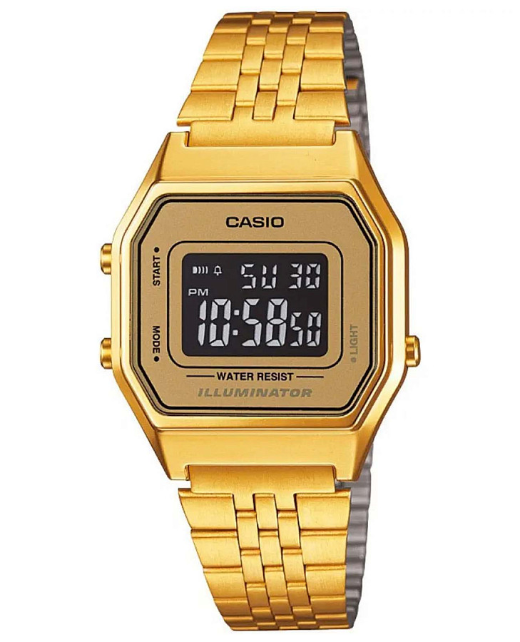 Часы Casio Vintage LA680WGA-9B — женские, золотой