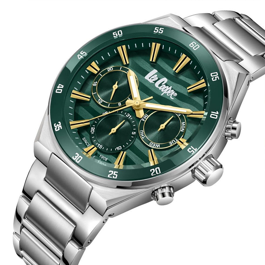 Часы Lee Cooper LC08175.370 — кварцевые, суперметалл металл