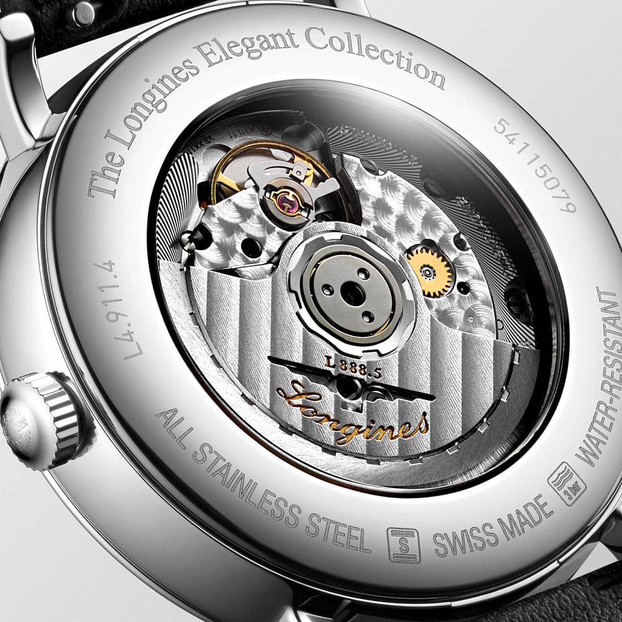 Часы Longines Elegant Collection L4.911.4.71.2 — мужские, кожаный