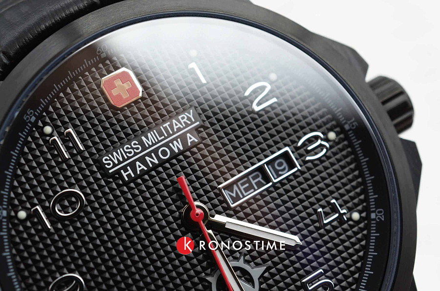 Часы Swiss Military Hanowa SMWGB2100330 — мужские, кожаный
