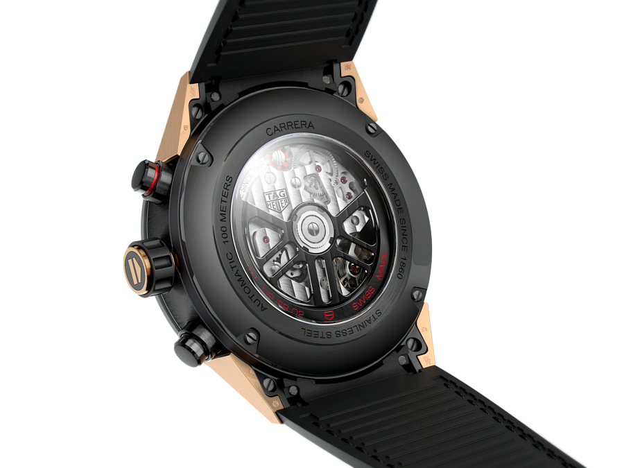 Часы TAG Heuer Carrera CBG2A50.FC6450 — механические, сталь металл золото