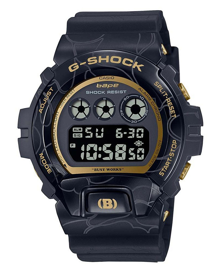Часы Casio G-Shock GM-6900BAPE-1 — мужские, черный