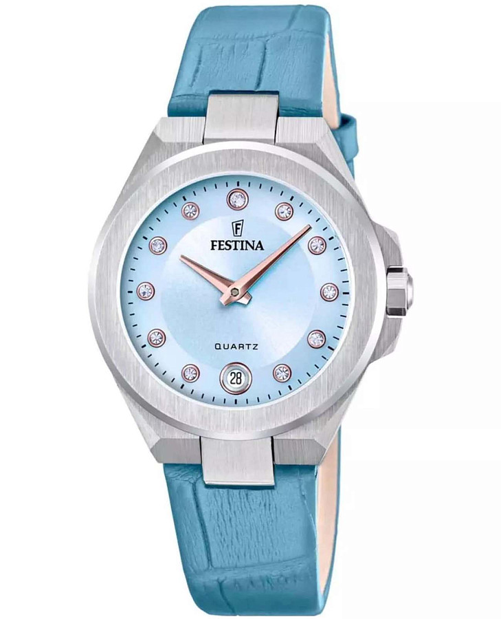 Часы Festina Mademoiselle F20701/3 — женские, голубой