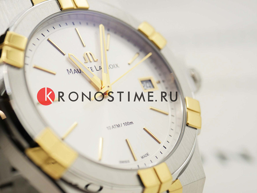Часы Maurice Lacroix Aikon Quartz AI1108-PVY13-130-1 — Швейцария, кварцевые