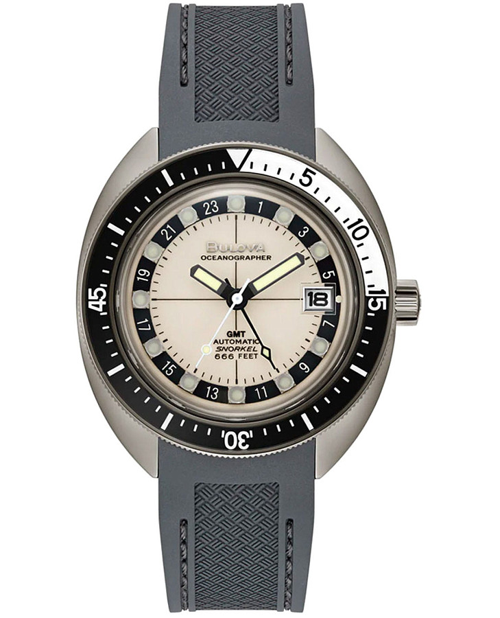 Часы Bulova Oceanographer 98B407 — мужские, бежевый