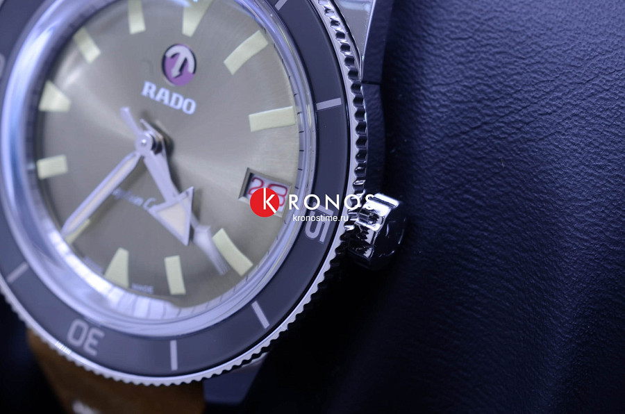 Часы Rado Captain Cook Automatic R32500315 — мужские, коричневый