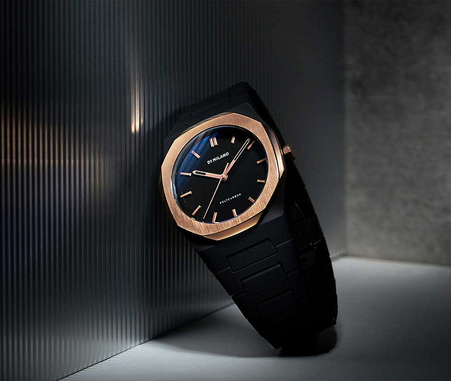 Часы D1 Milano Polycarbon PCBJ15 — Италия, кварцевые