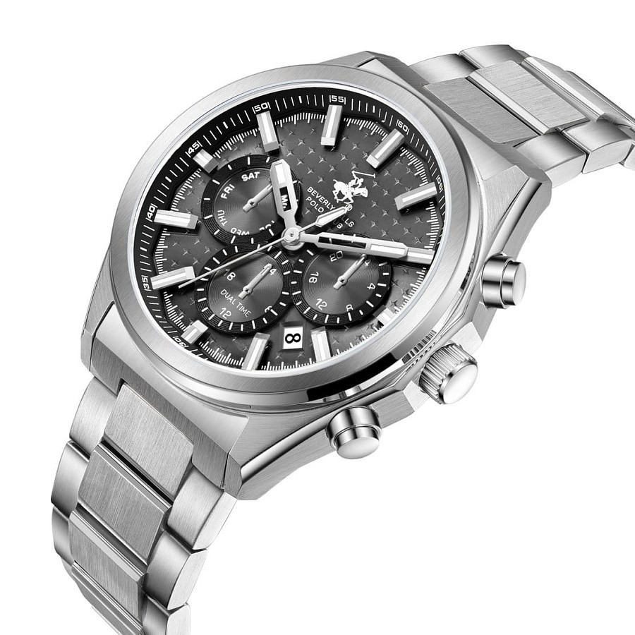 Часы Beverly Hills Polo Club BP3831X.350 — кварцевые, сталь металл