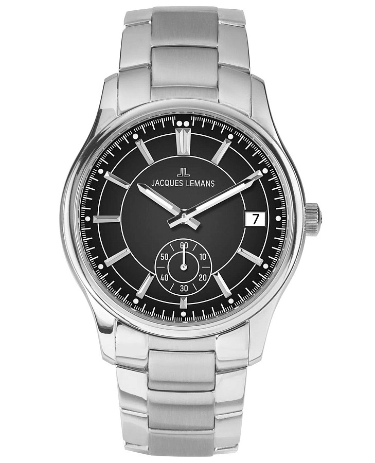 Часы Jacques Lemans Derby 1-2197F — мужские, черный