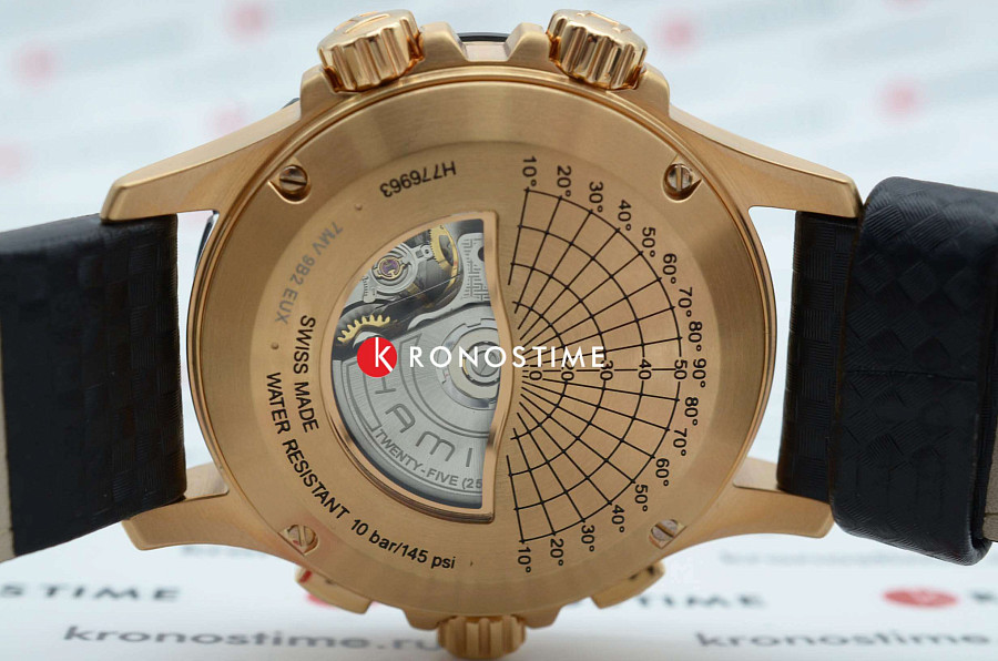 Часы Hamilton Khaki Aviation X Wind Day Date Auto Chrono H77696793 — Швейцария, механические