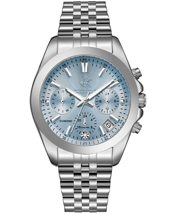 Часы Beverly Hills Polo Club BP3656C.300 — женские, голубой
