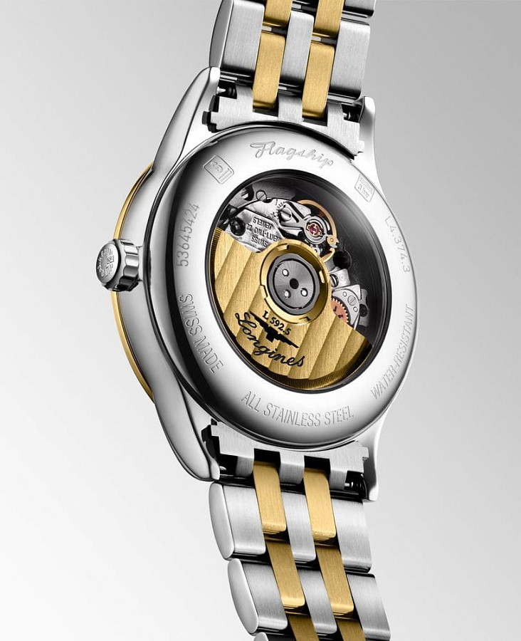 Часы Longines Flagship L4.374.3.17.7 — сталь металл, Швейцария